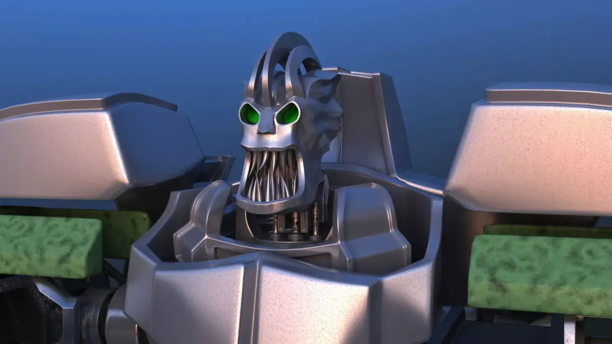 Jetpack Battle Robot 3D model