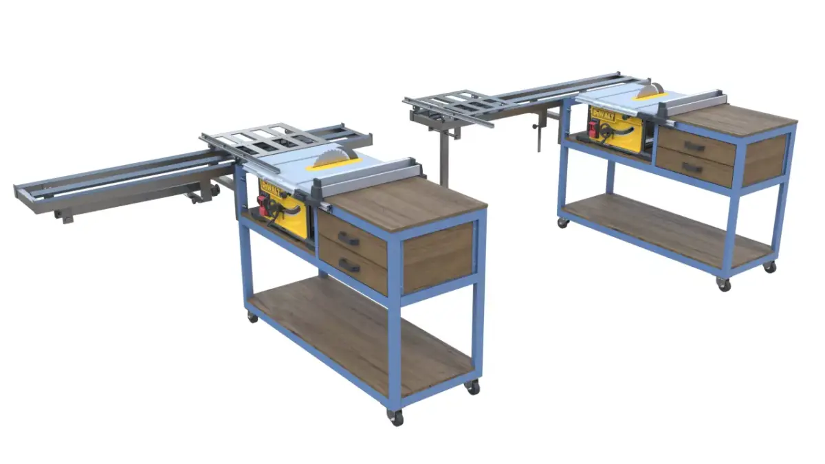 TABLE SAW DWE7492-B2 3D model