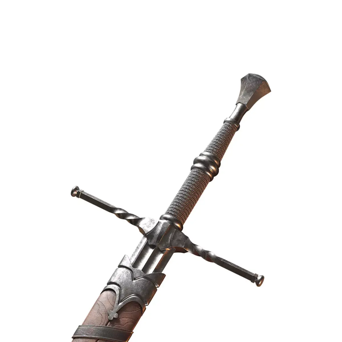 The witcher steel sword 3D model