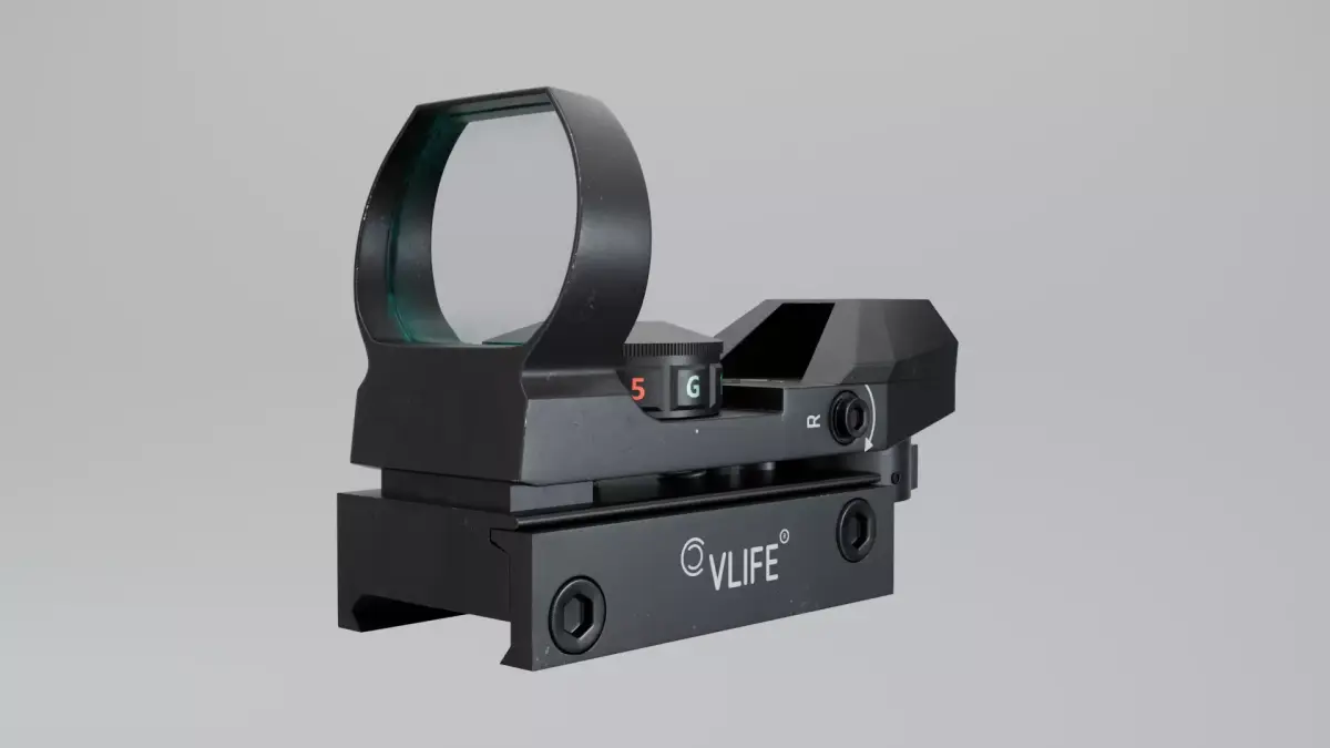 Red Dot Sight 3D model