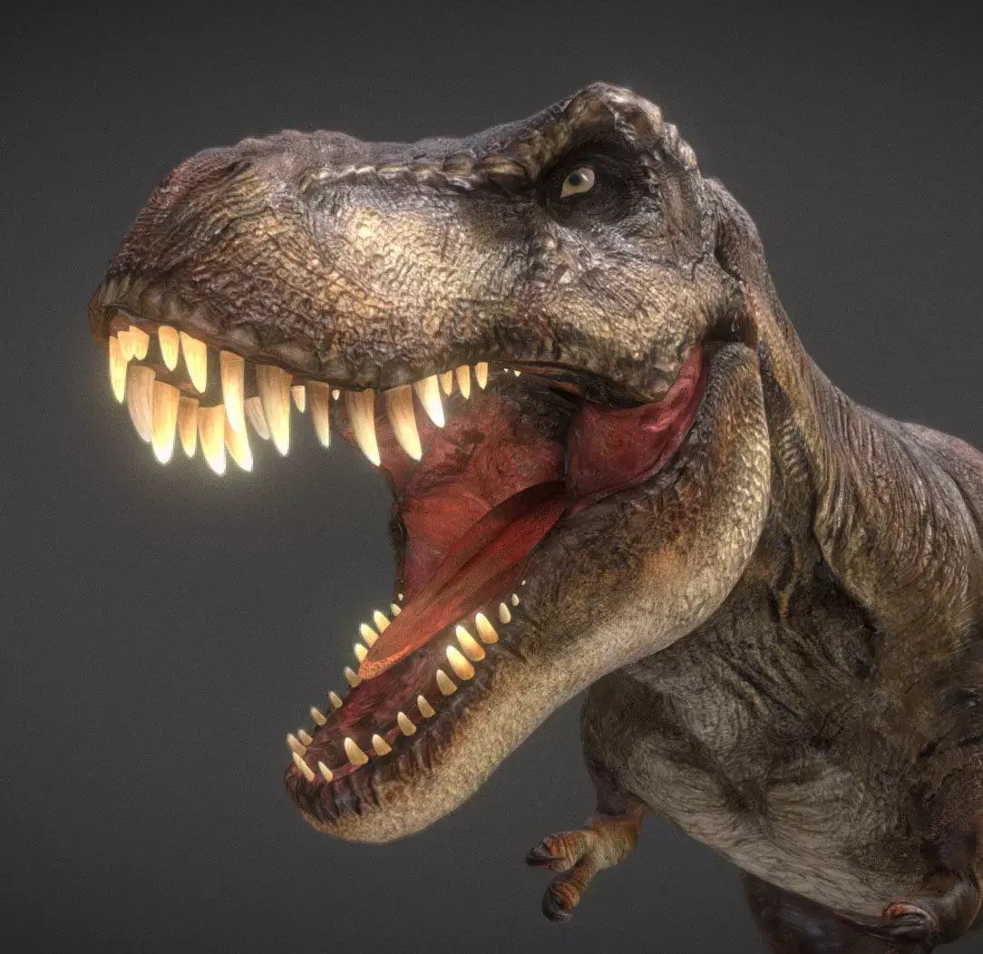 TREX Jurassicpark inspired Low-poly 3D model