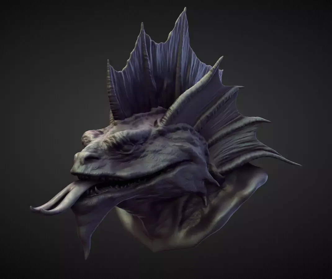 HEAD56 high poly sculpt 3D model