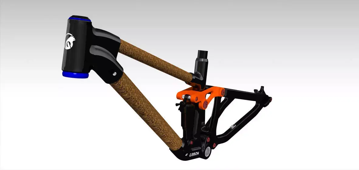 Frame MTB Full Suspension 3D model