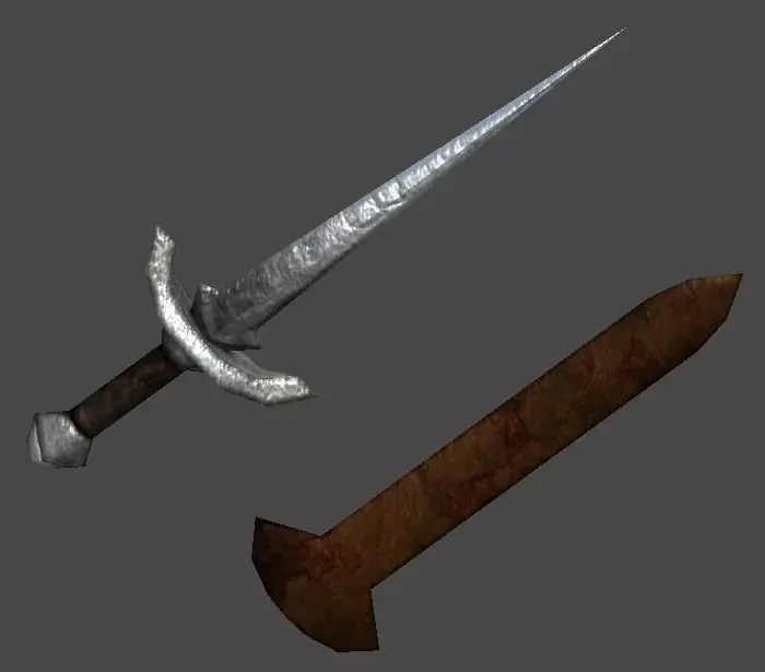 Short Sword2 Low-poly 3D model