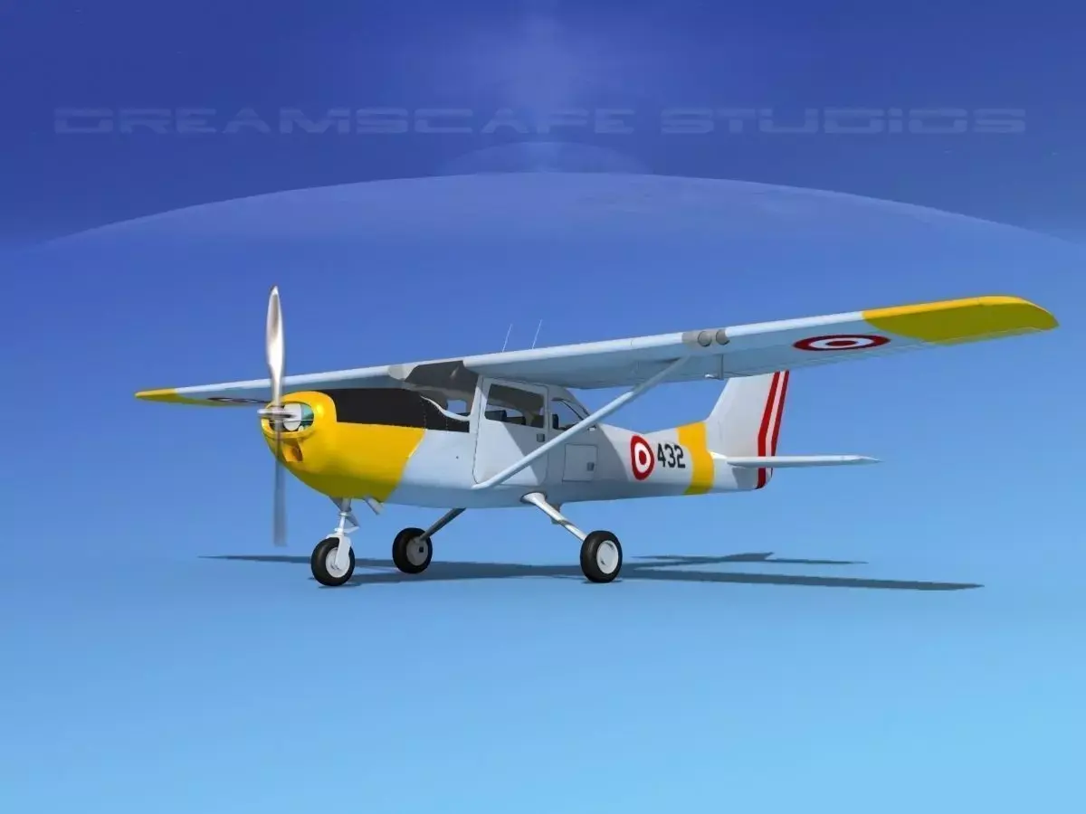 Cessna T-41 Mescalero Peruvian AF 3D model