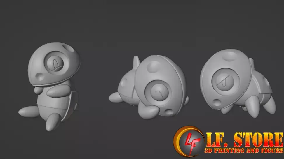Pokemon Aron Free 3D model