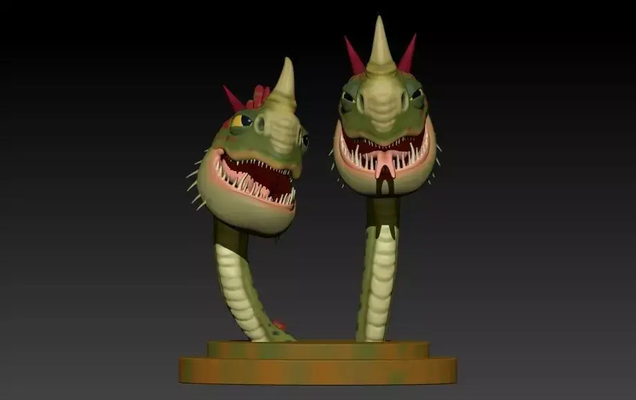 Cremallerus espantosus 3D print model