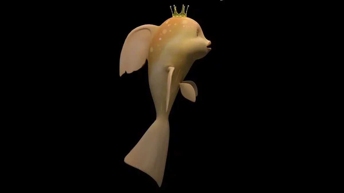 fish goldfish 3D model