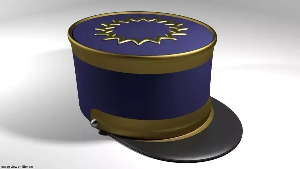 Hat - Kepi 3D model