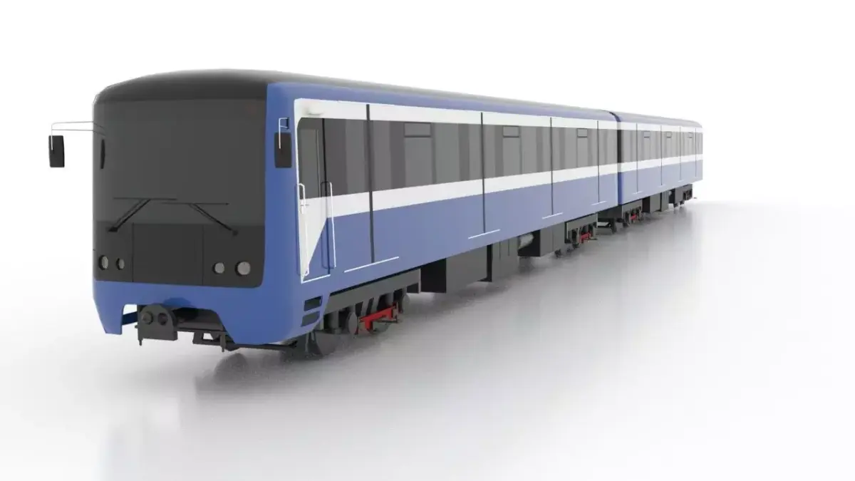 Subway Train 81-7021 2nd Generation  Low 3D Model Pack