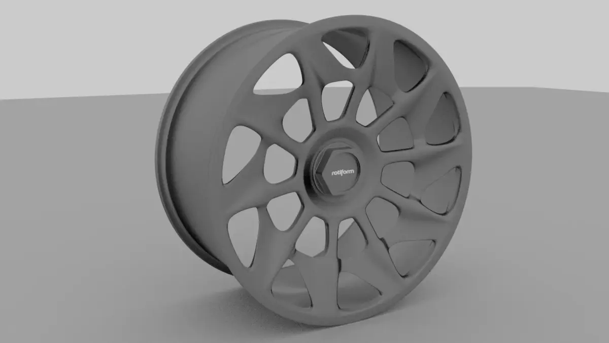 Rotiform CVT Low-poly 3D model
