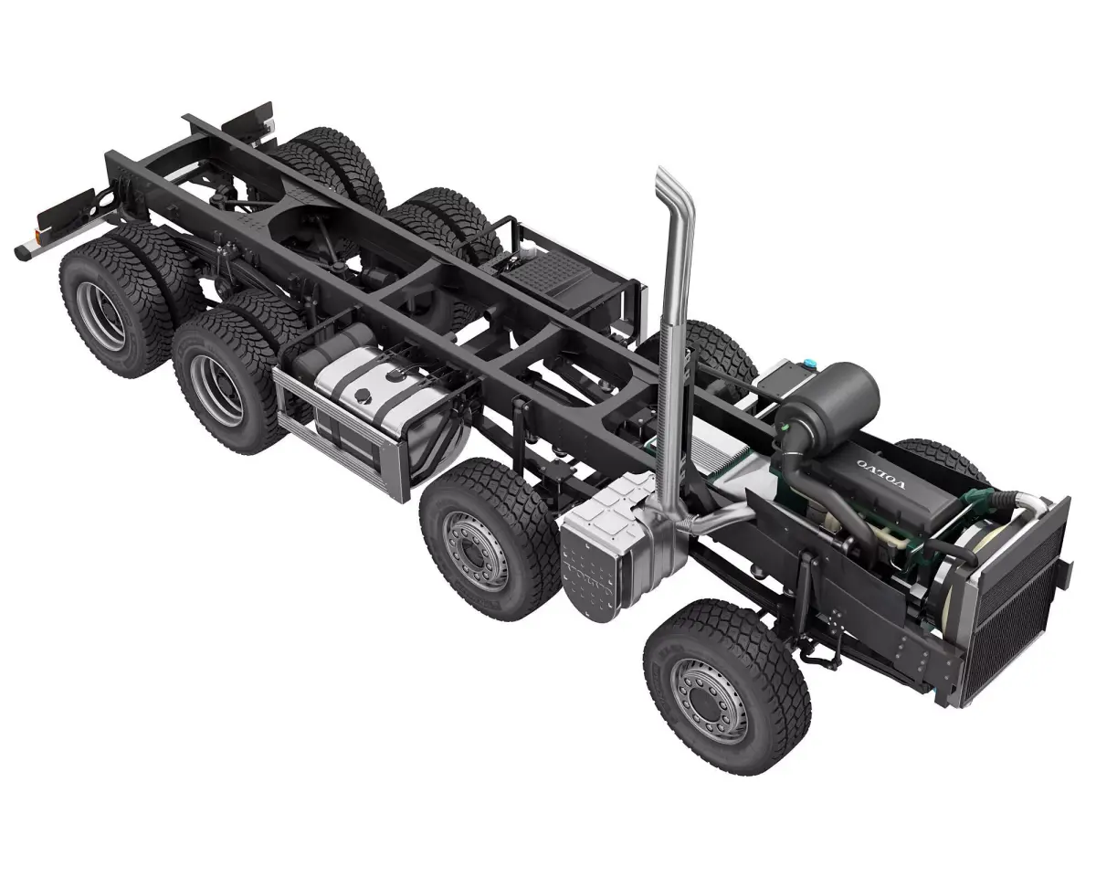 Truck Chassis 8X4 3D model