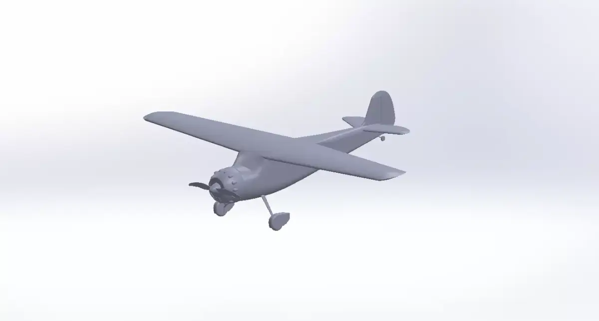 Cessna 195 Replica - Lightliner 3D print model