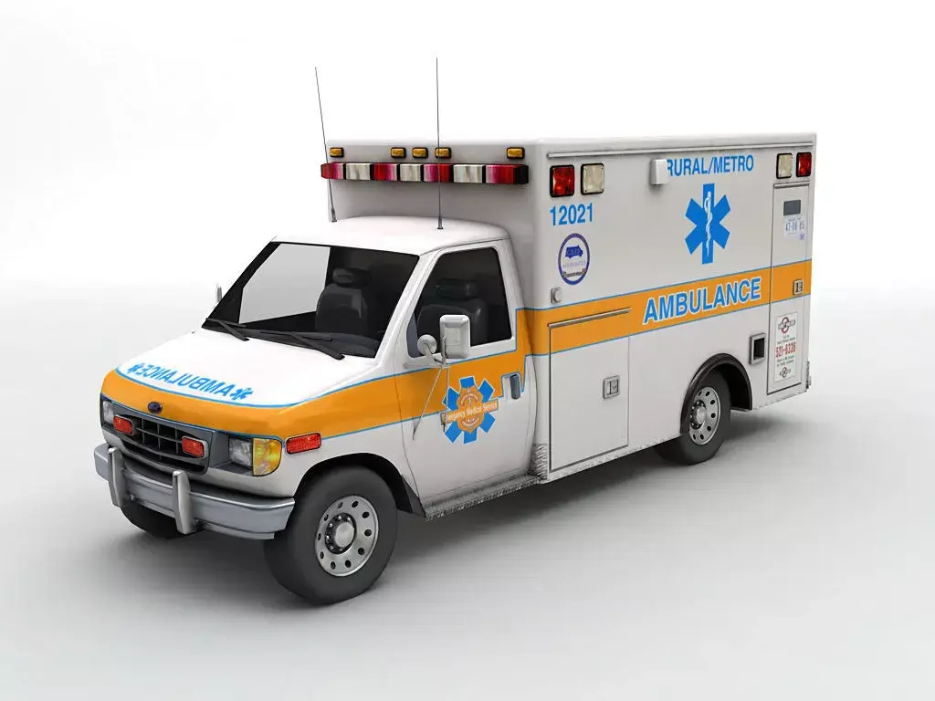 Ambulance Metro 3D model