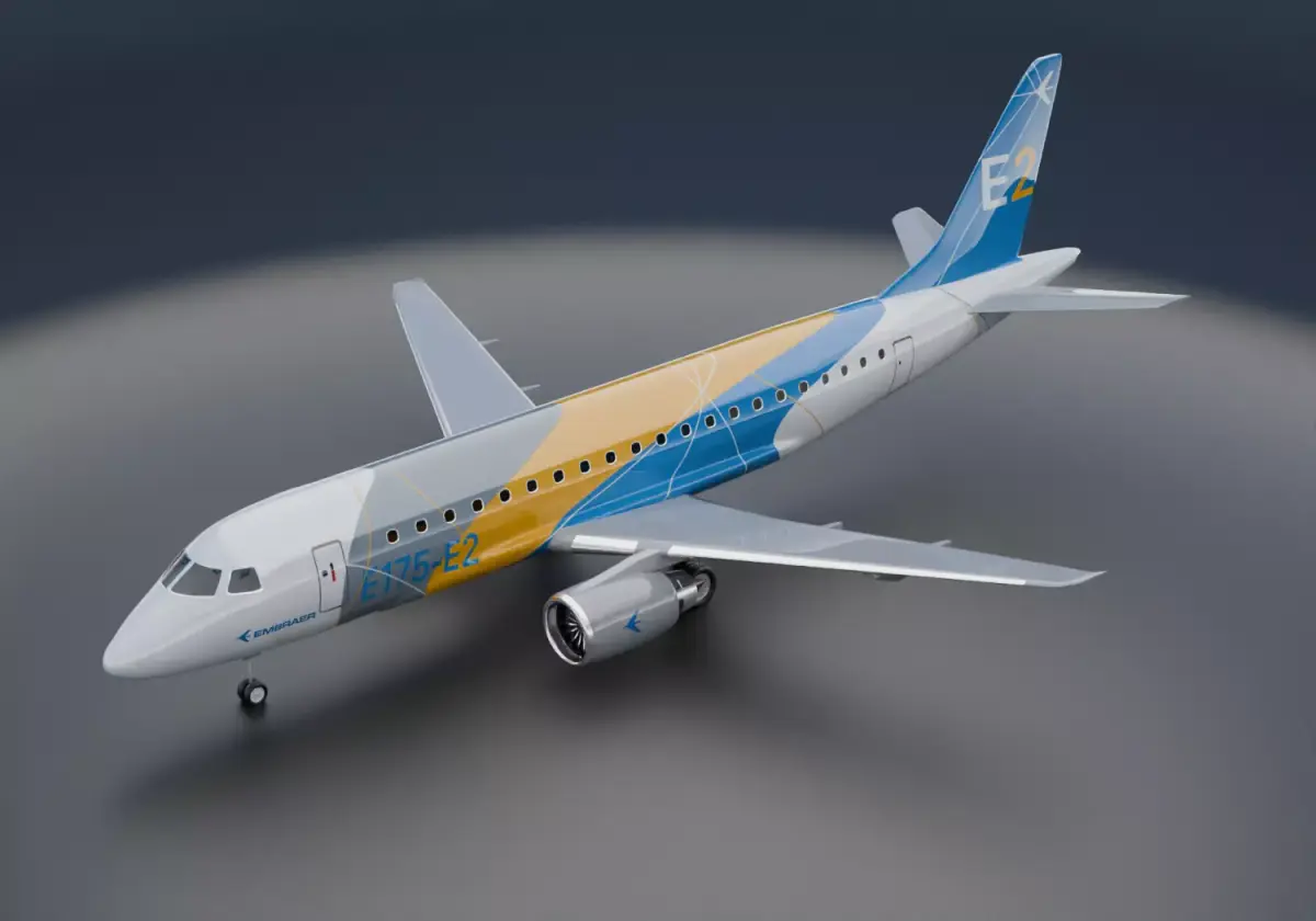 Embraer E175 Home Livery 3D model