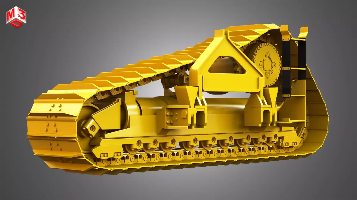 Crawler System - PL83 Pipelayer 3D model