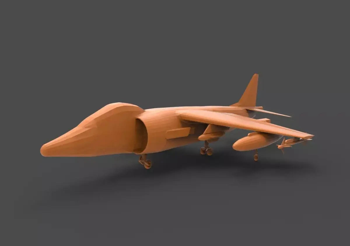 AV-8B Harrier 3D print model