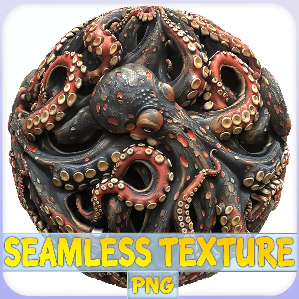 Octopus Seamless Texture Texture