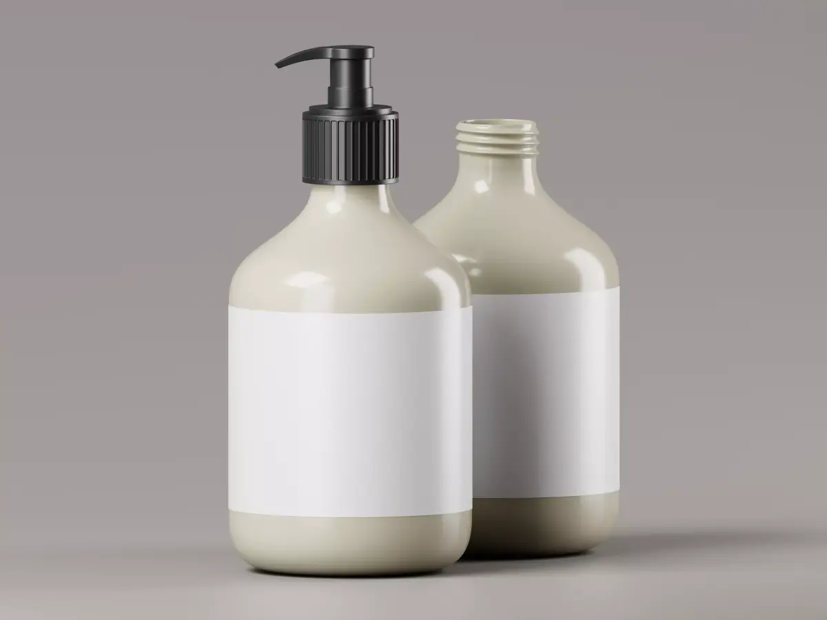 Pump Bottle 3D Model Low-poly 3D model