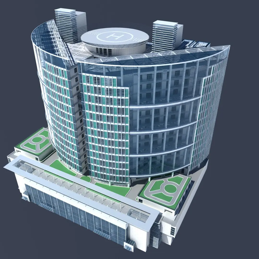 Hospital 3D model shop
