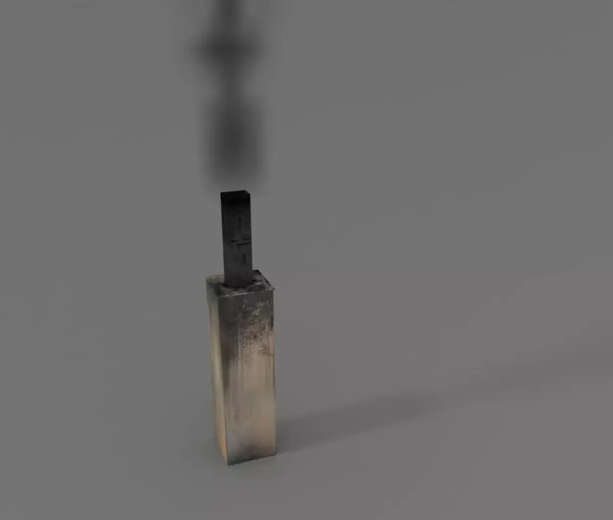 Old Chimney Low-poly 3D model
