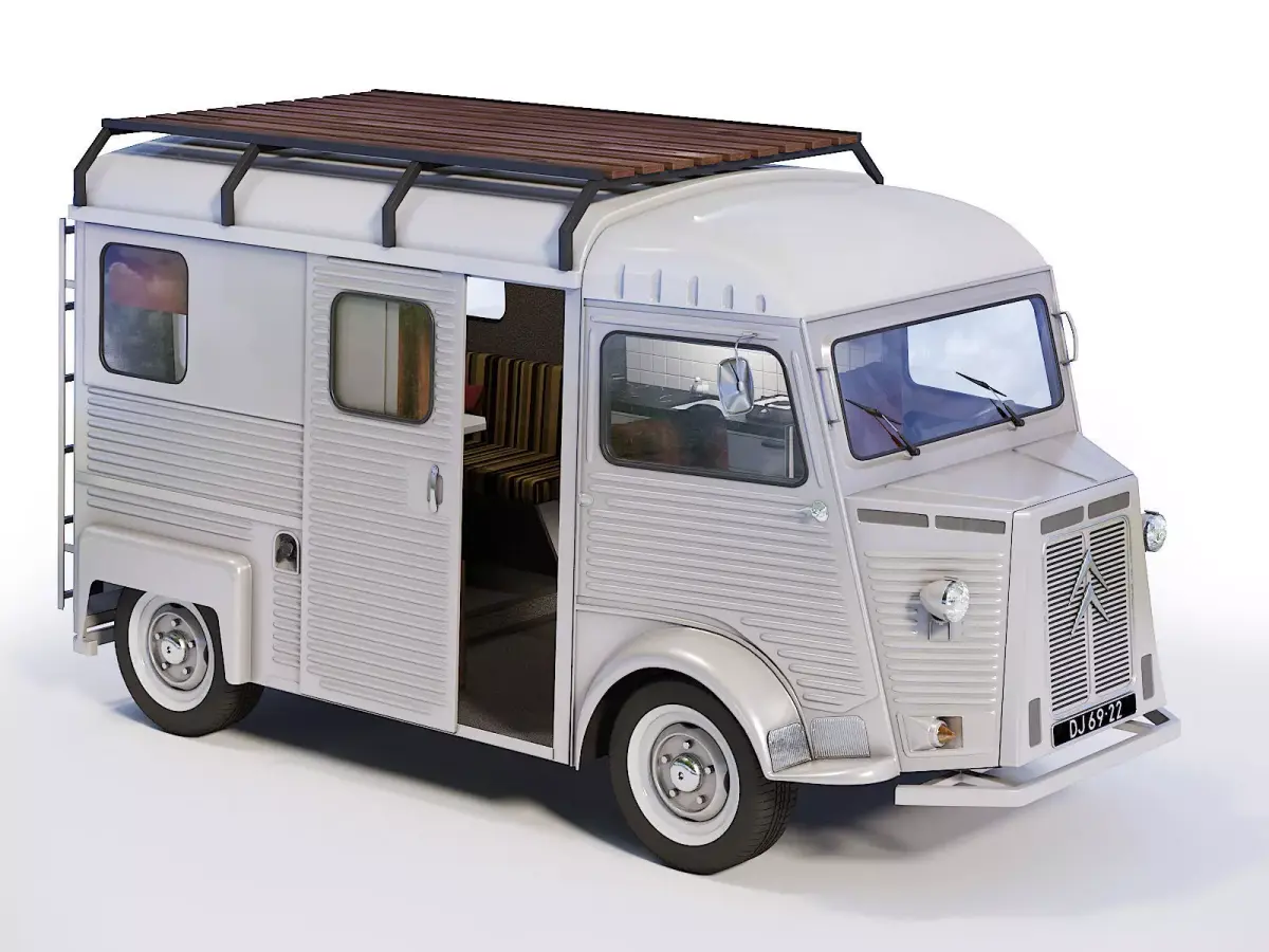 Citroen Type H Camper 3D model