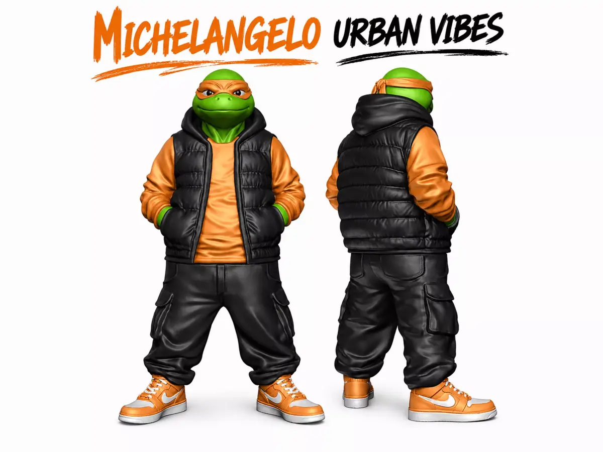 Michelangelo Urban Vibes 01 3D print model