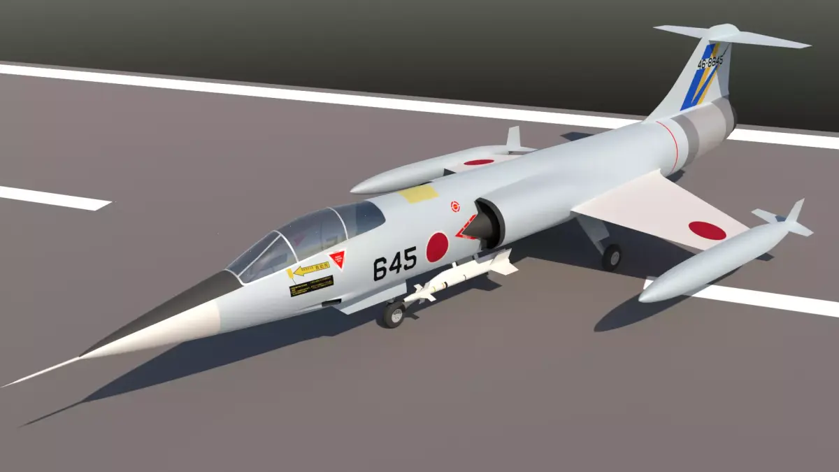 F-104J Starfighter 3D model