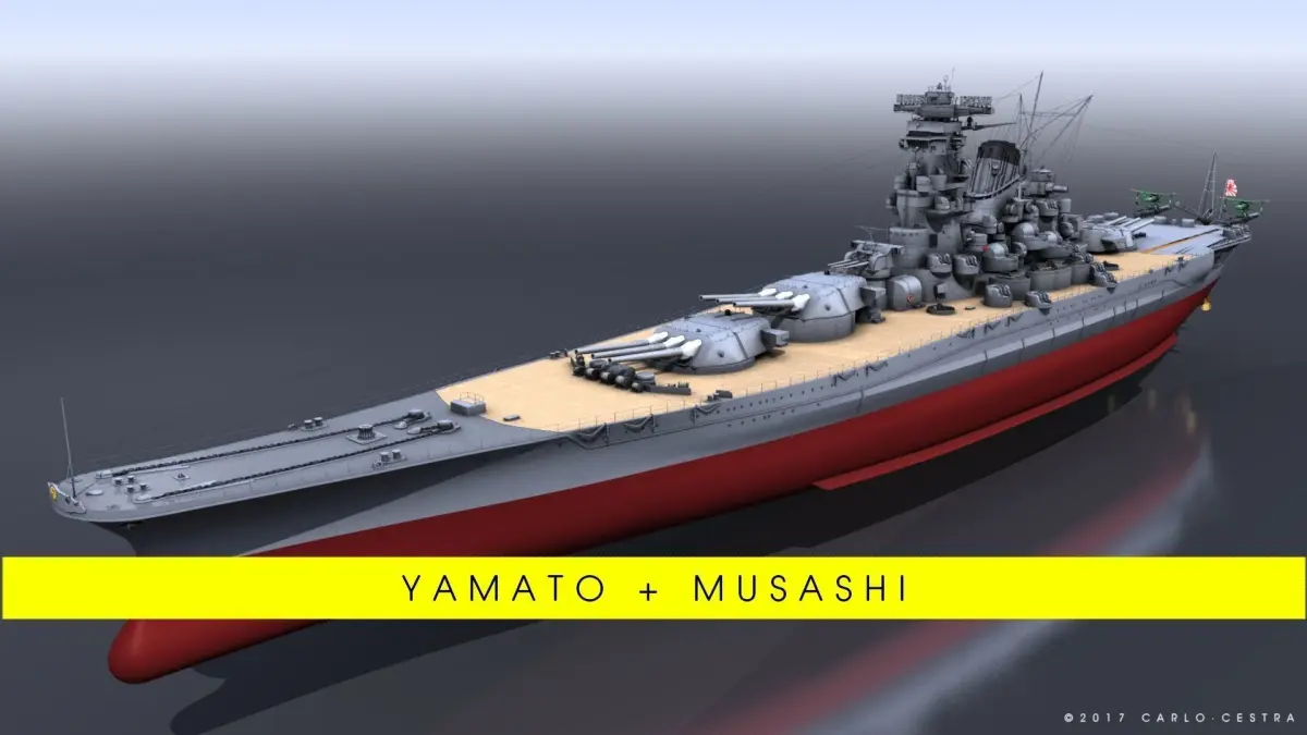 BATTLESHIPS YAMATO-MUSASHI BUNDLE 3D model