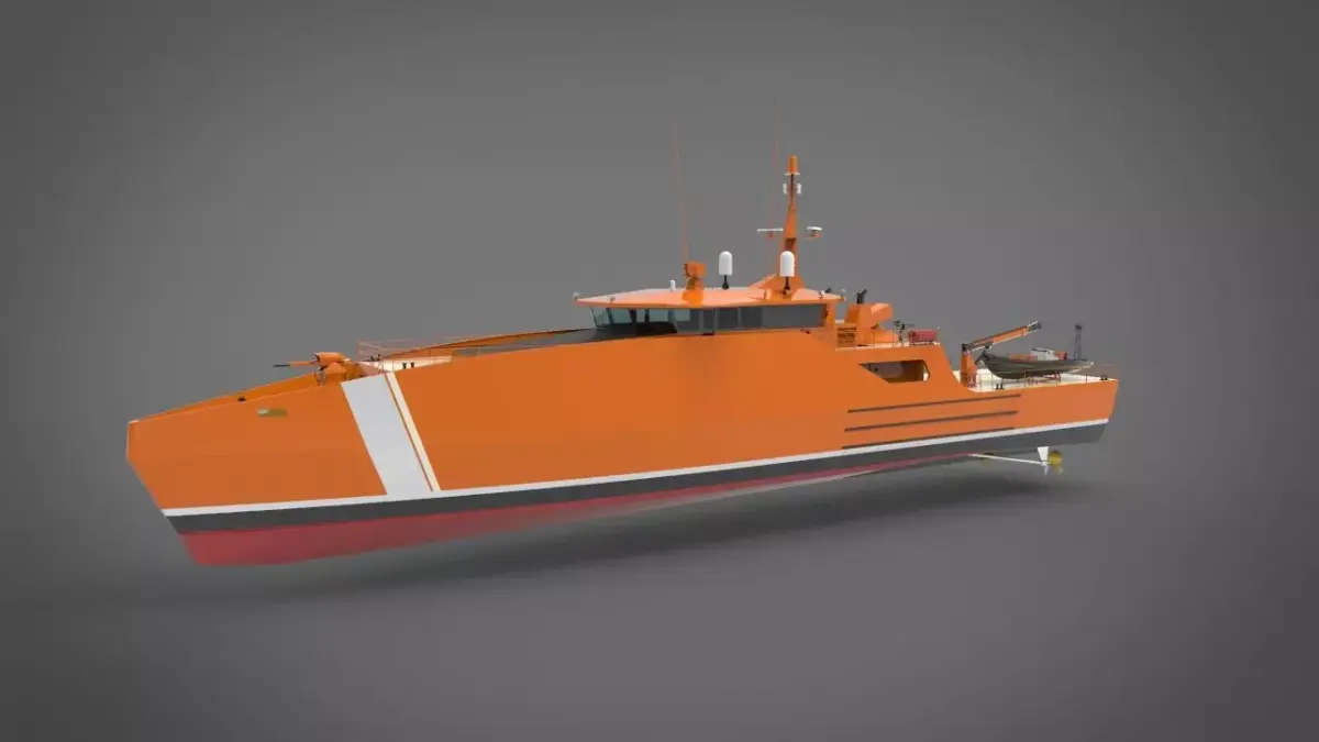 Coastguard Patrol Ship 3D model