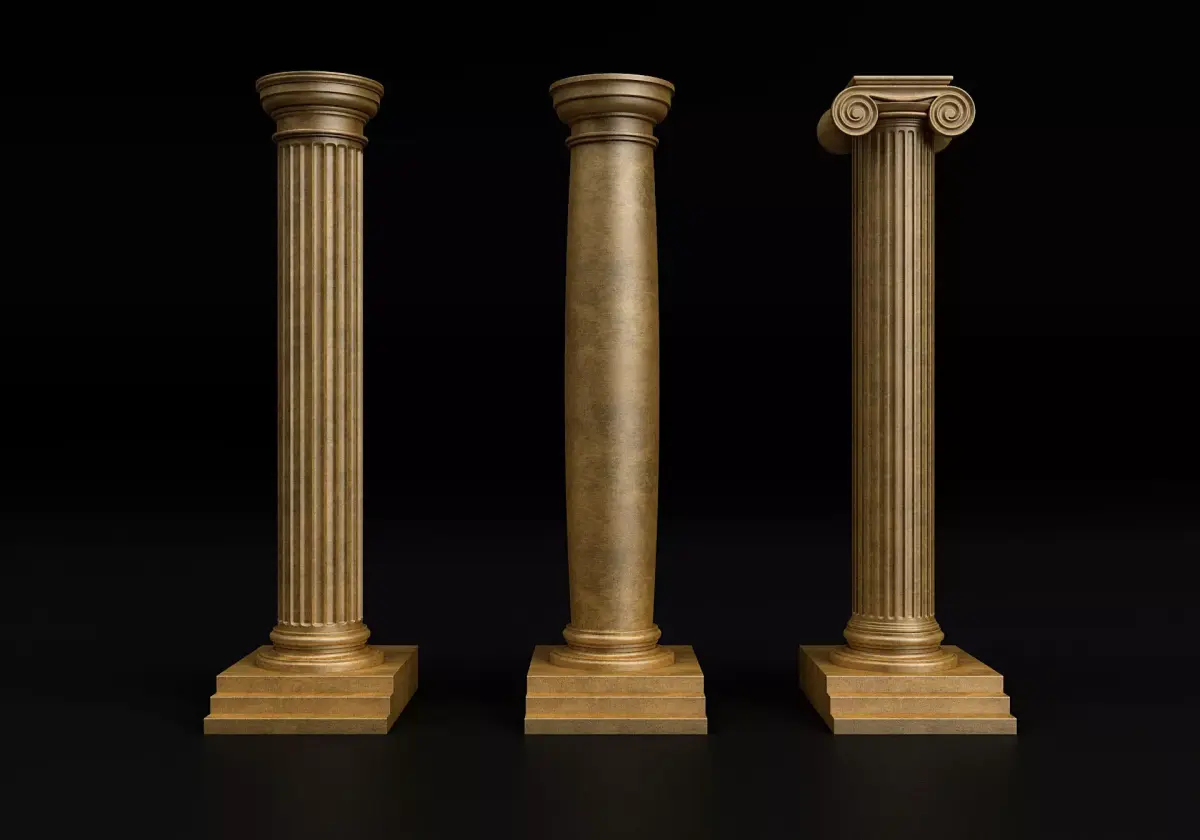 Antique Column 3D model