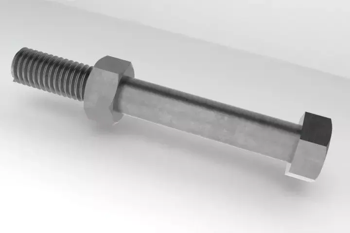 M10 Metric BoltNut Free 3D model