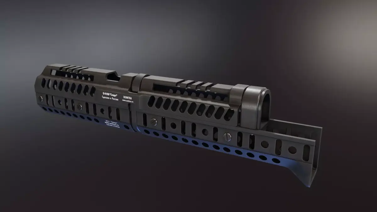 Zenitco Sport 2 Handguard Low-poly 3D model