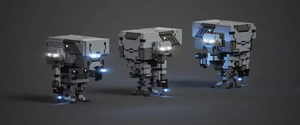 ROBORRIOR 01 3D model