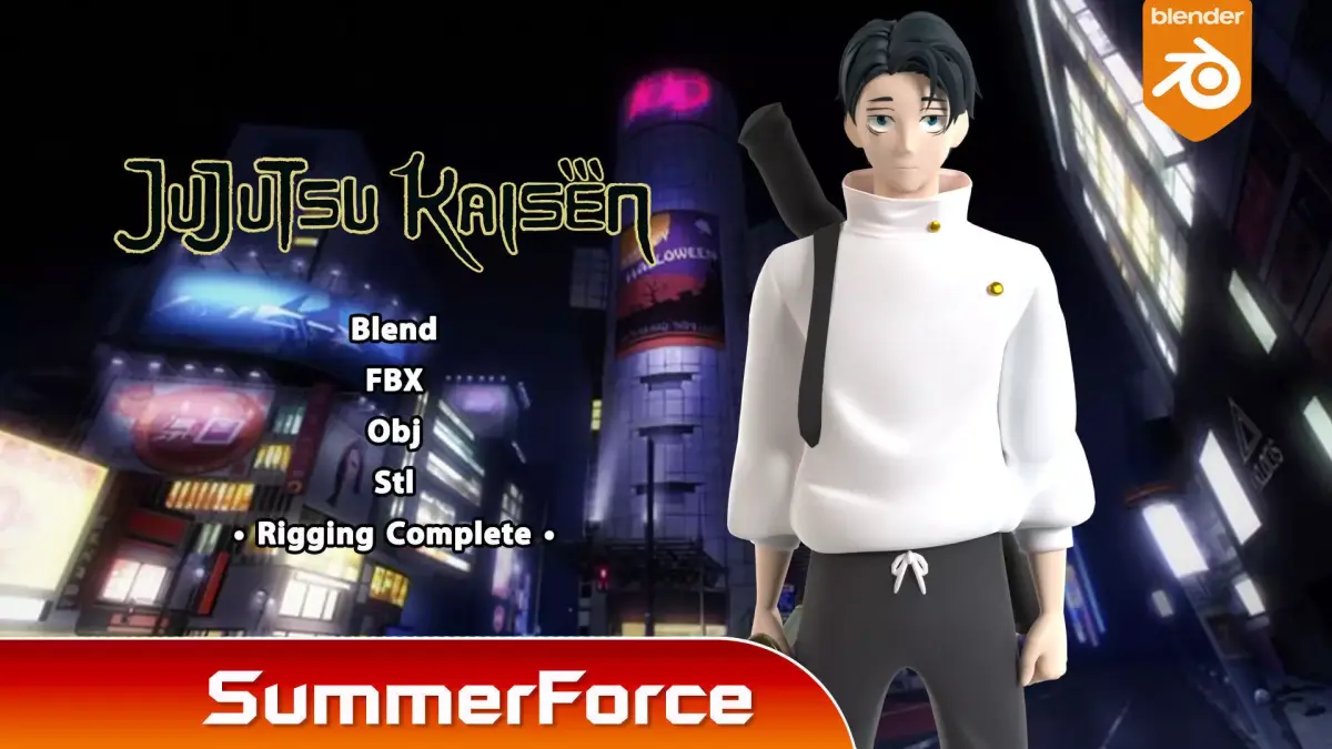 Yuta Okkotsu - Jujutsu Kaisen SS3 3D model