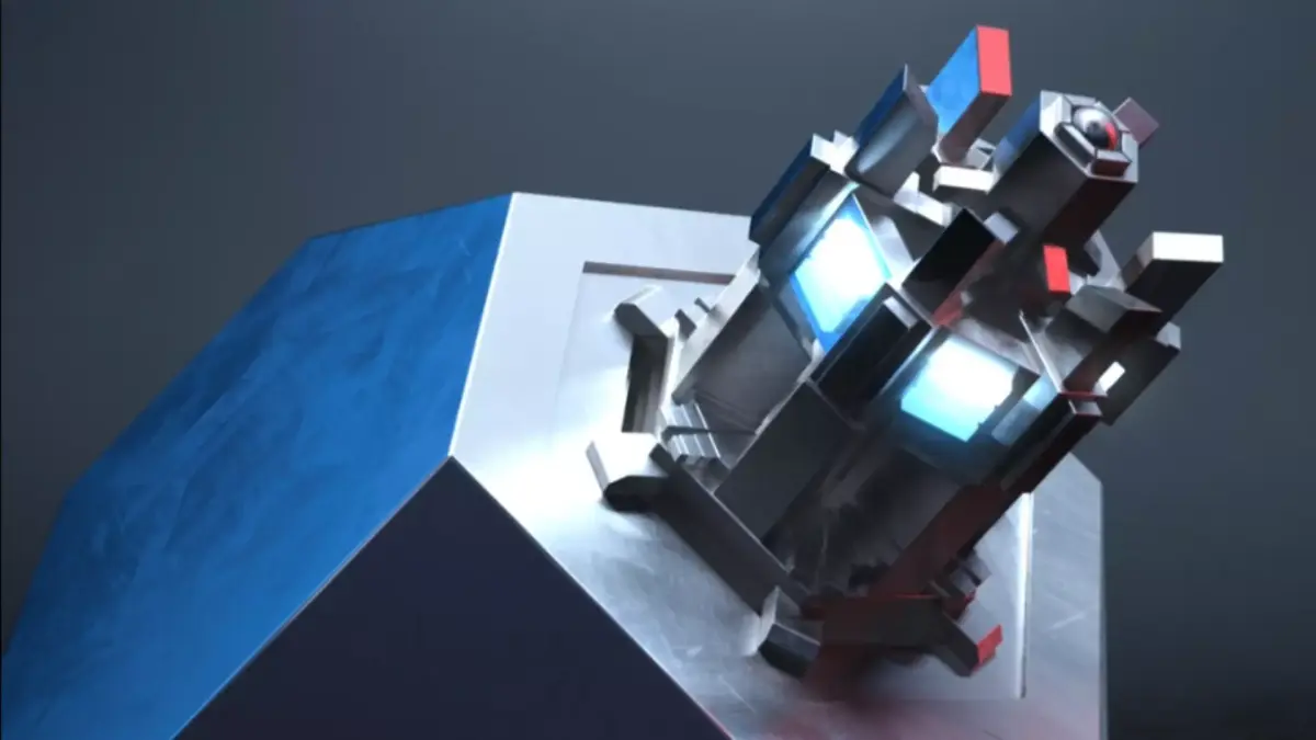 Futuristic Weapon Rig  Free 3D model
