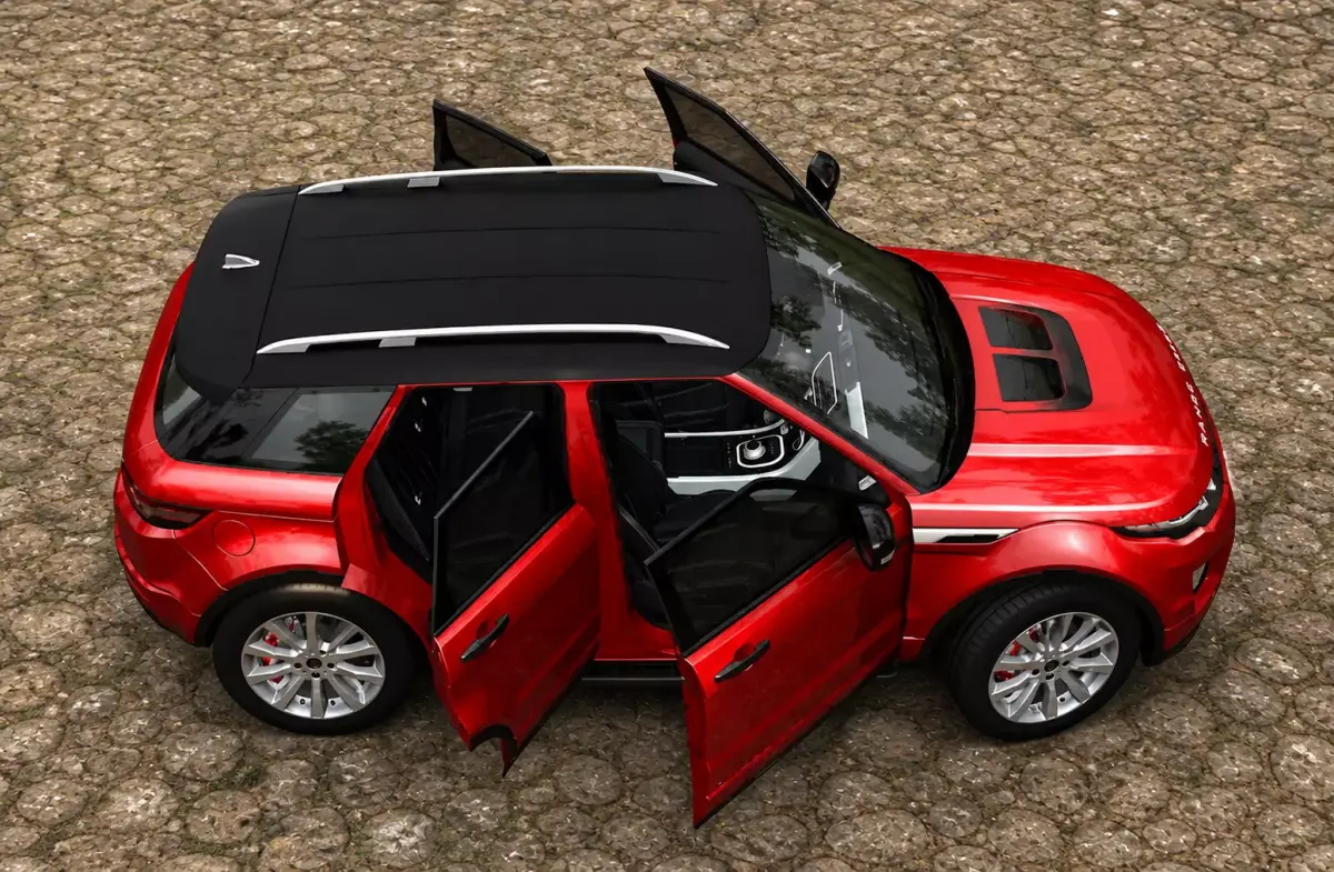 Rang Rover Low-poly 3D model