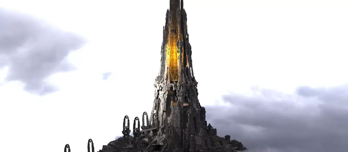 Dark Orthanc Tower centre  3D model
