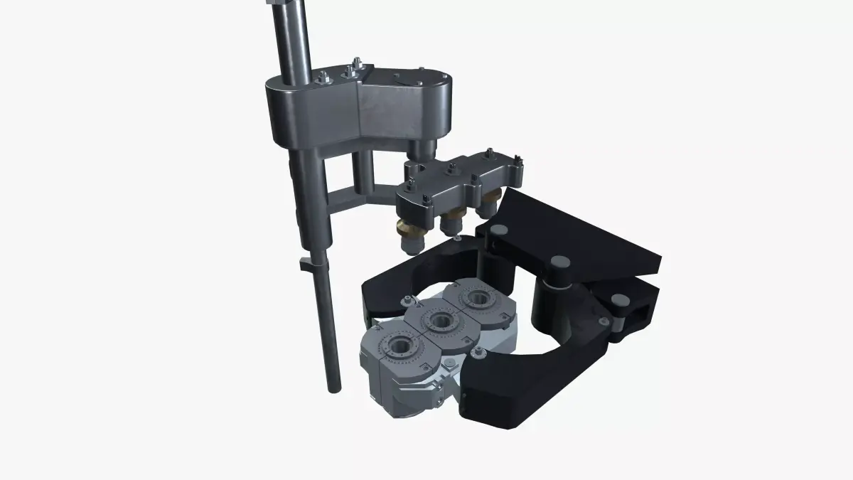 Pneumatic machine 3D model