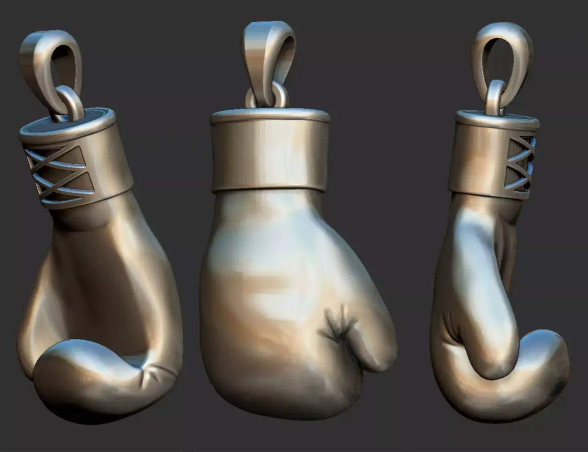 Boxing Glove pendant 3D print model purchase
