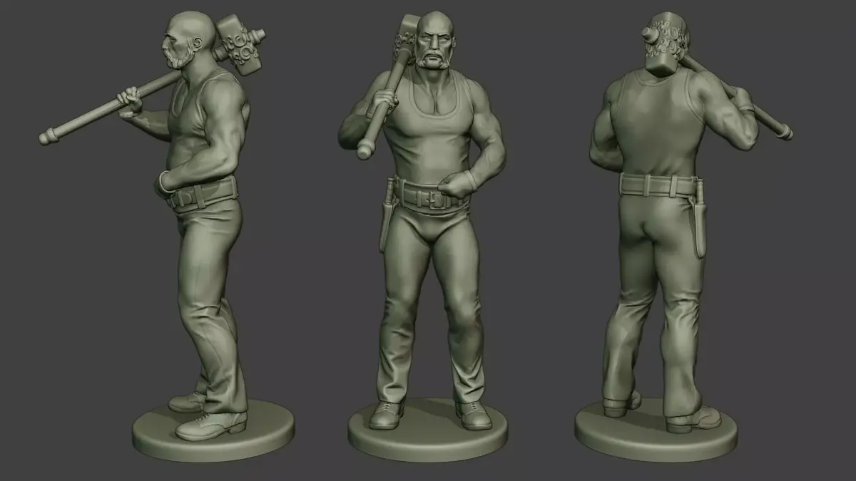 Bill HammerMan BH1 0007 3D print model