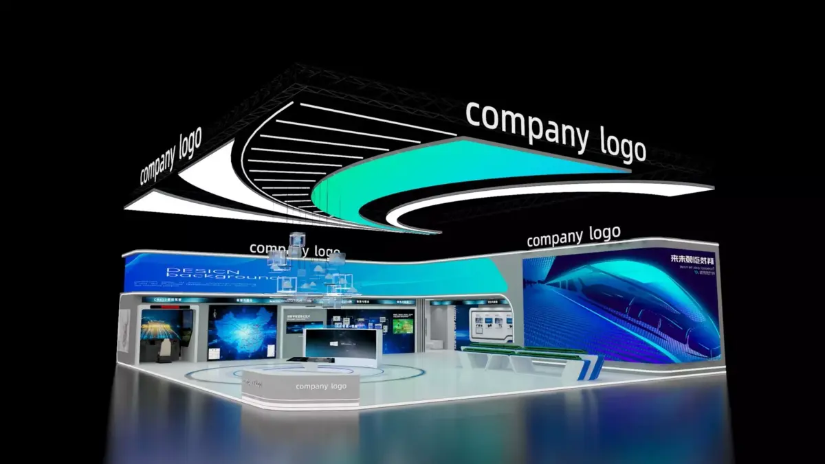 Booth design 3D model order