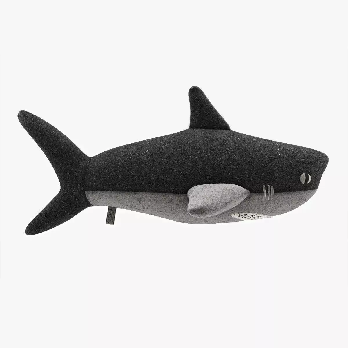 Carapau BEN Stuffed Toy Shark Low-poly 3D model