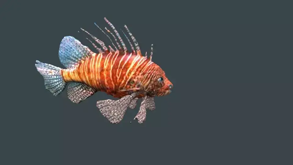 lion fish 3D model