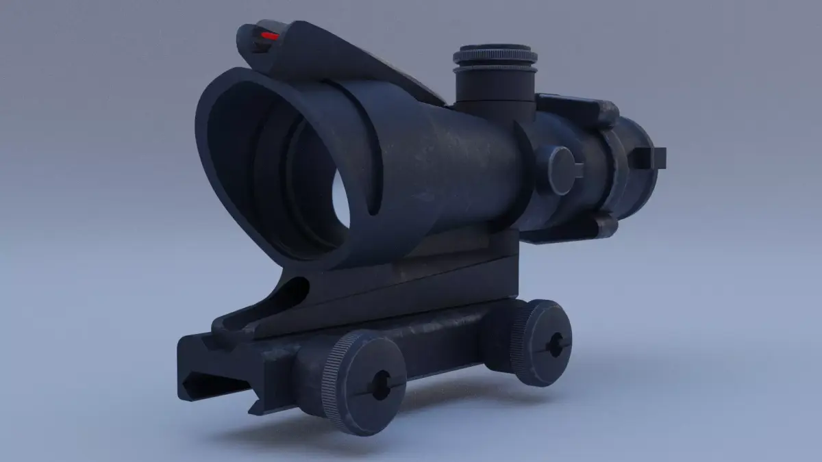 ACOG Rifle Scope 3D model