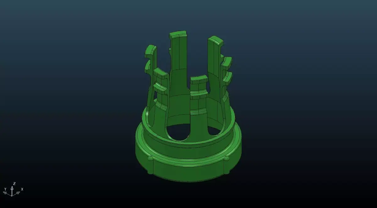 cable clamp 3D model