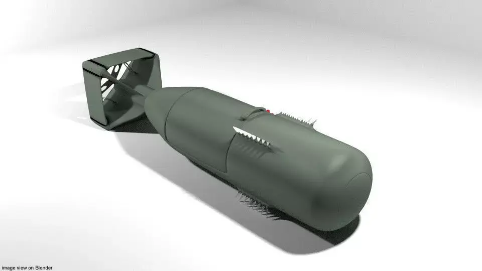 Atomic Bomb - Little Boy 3D model