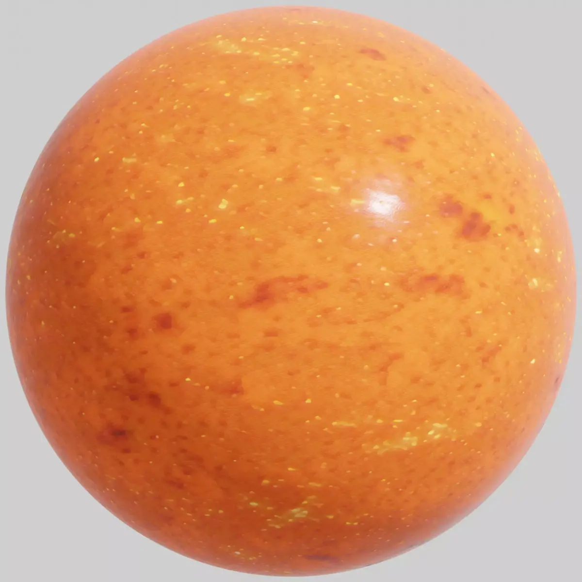 Orange lobster shell - 4K PBR material Texture