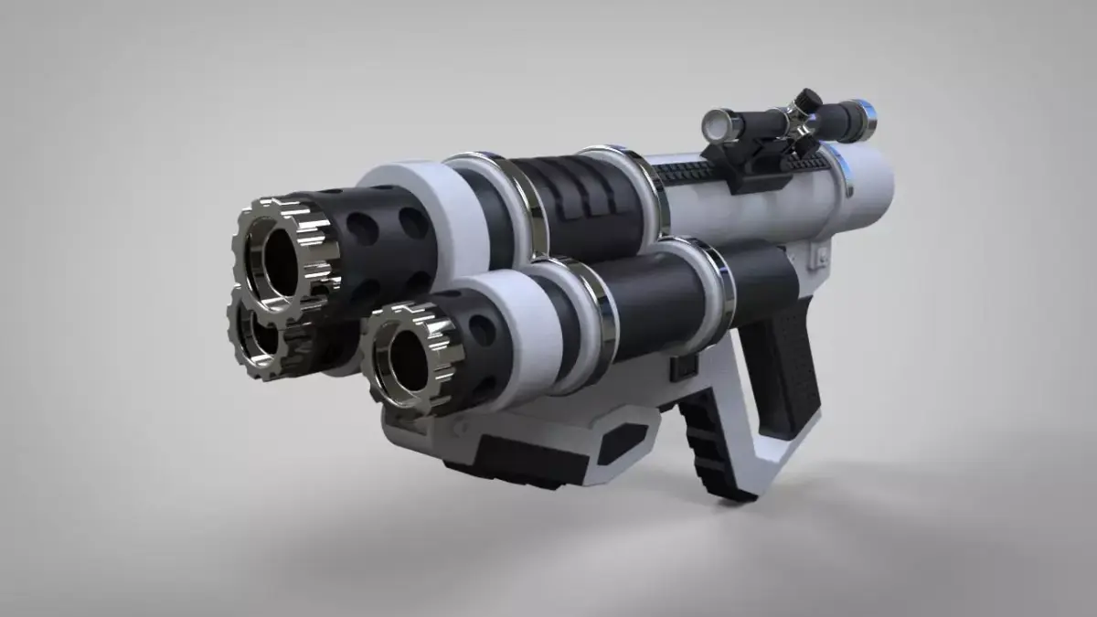 Star Wars Battlefront II G125 projectile launcher 3D print model