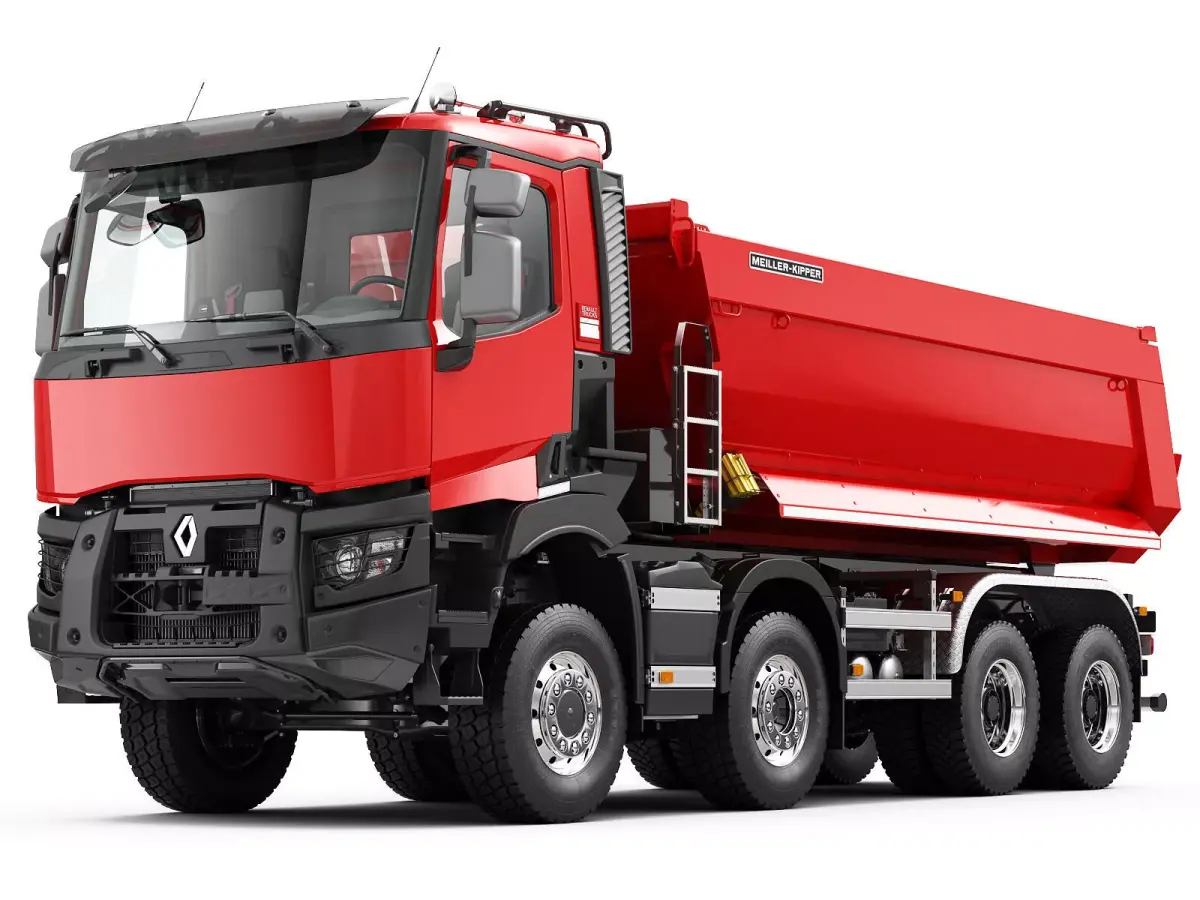 Renault K 8X6 dump truck 3D model